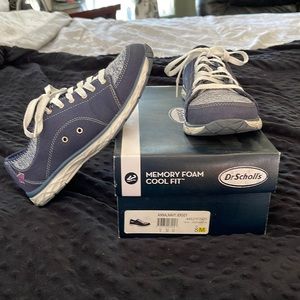 Dr. Scholl’s Memory Foam Cool Fit Anna, Navy Jersey tennis’s